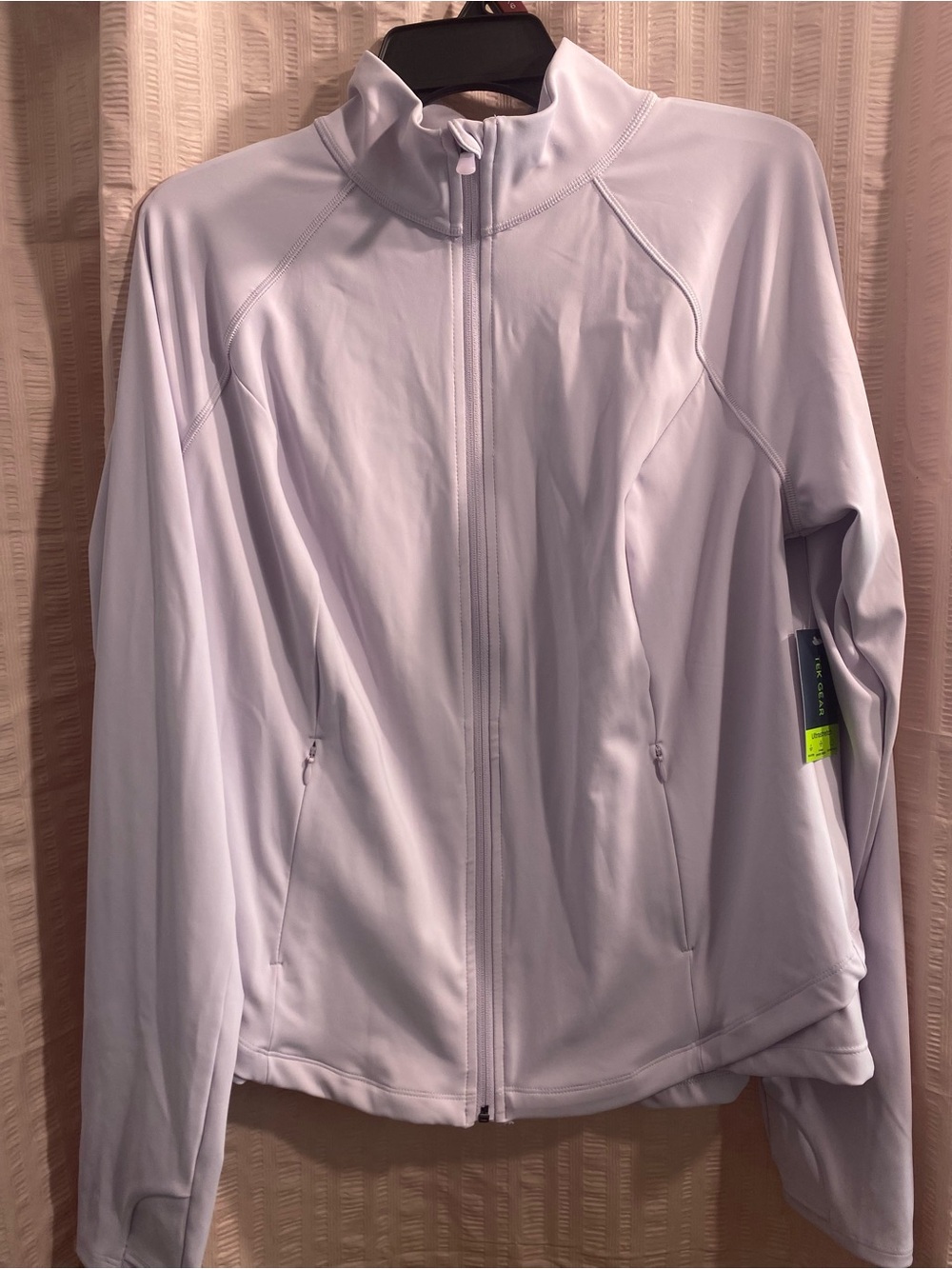 tek gear Lavender Full-Zip lightweight sweater